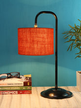 Orange Jute Shade Iron Table Lamp (RM16)